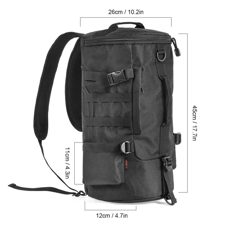 Fisketackle Ryggsäck Tackle Box Organiser med Spöhållare