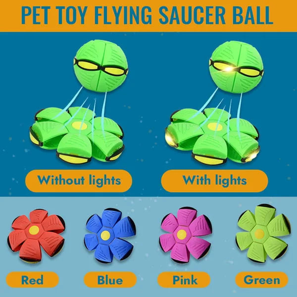 Flygande Tallrik Boll Hundleksak