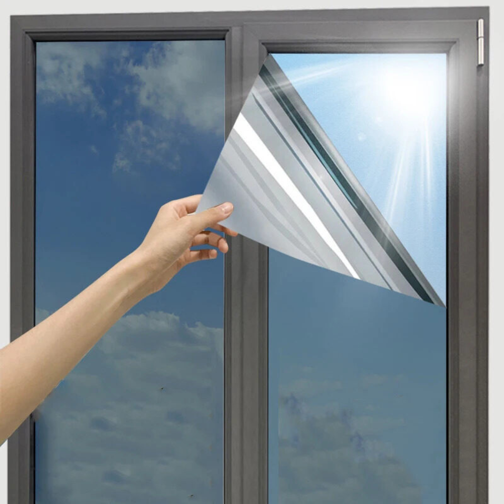 Reflekterande Envägs Integritetsglas Fönster Isoleringsfilm
