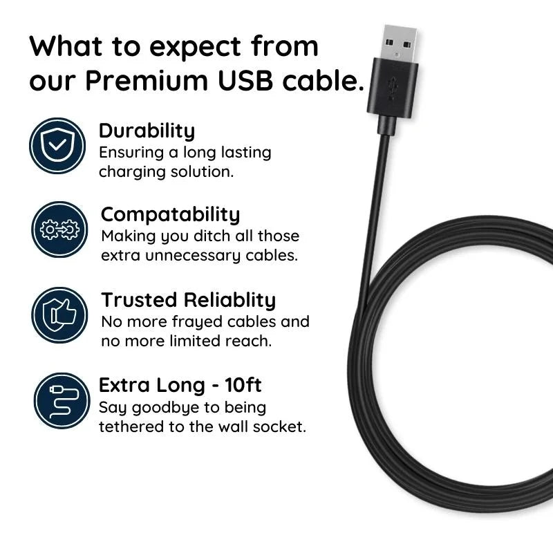 10 fot Premium Micro USB-kabel