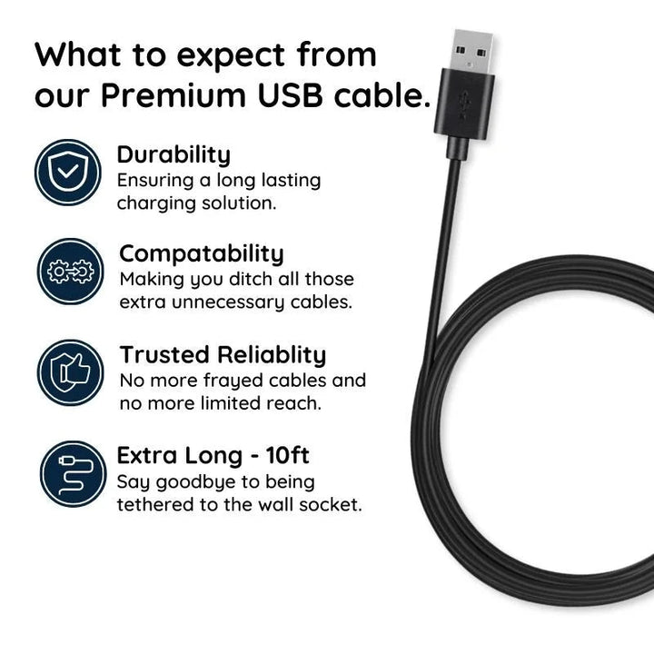 10 fot Premium Micro USB-kabel