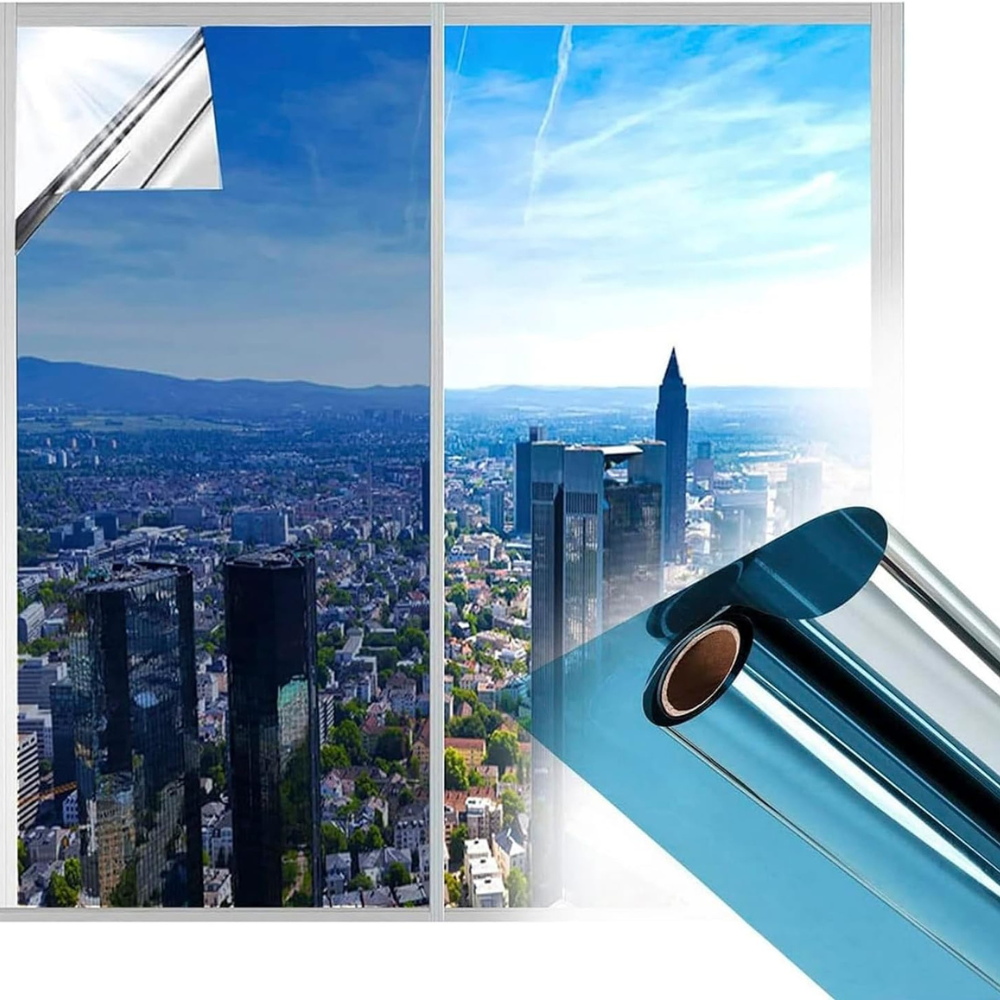 Reflekterande Envägs Integritetsglas Fönster Isoleringsfilm