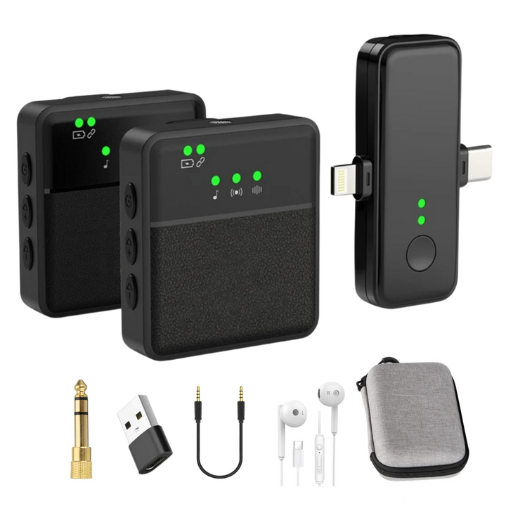 Trådlös Bluetooth Lavalier Mikrofon