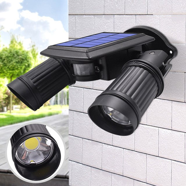 Superljusa utomhus rörelsesensor solenergi LED-lampor