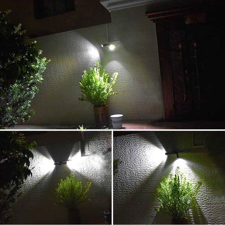 Superljusa utomhus rörelsesensor solenergi LED-lampor