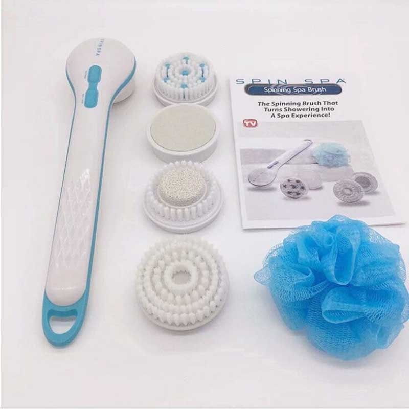 5-Attachments Exfolierande Kroppsbörste