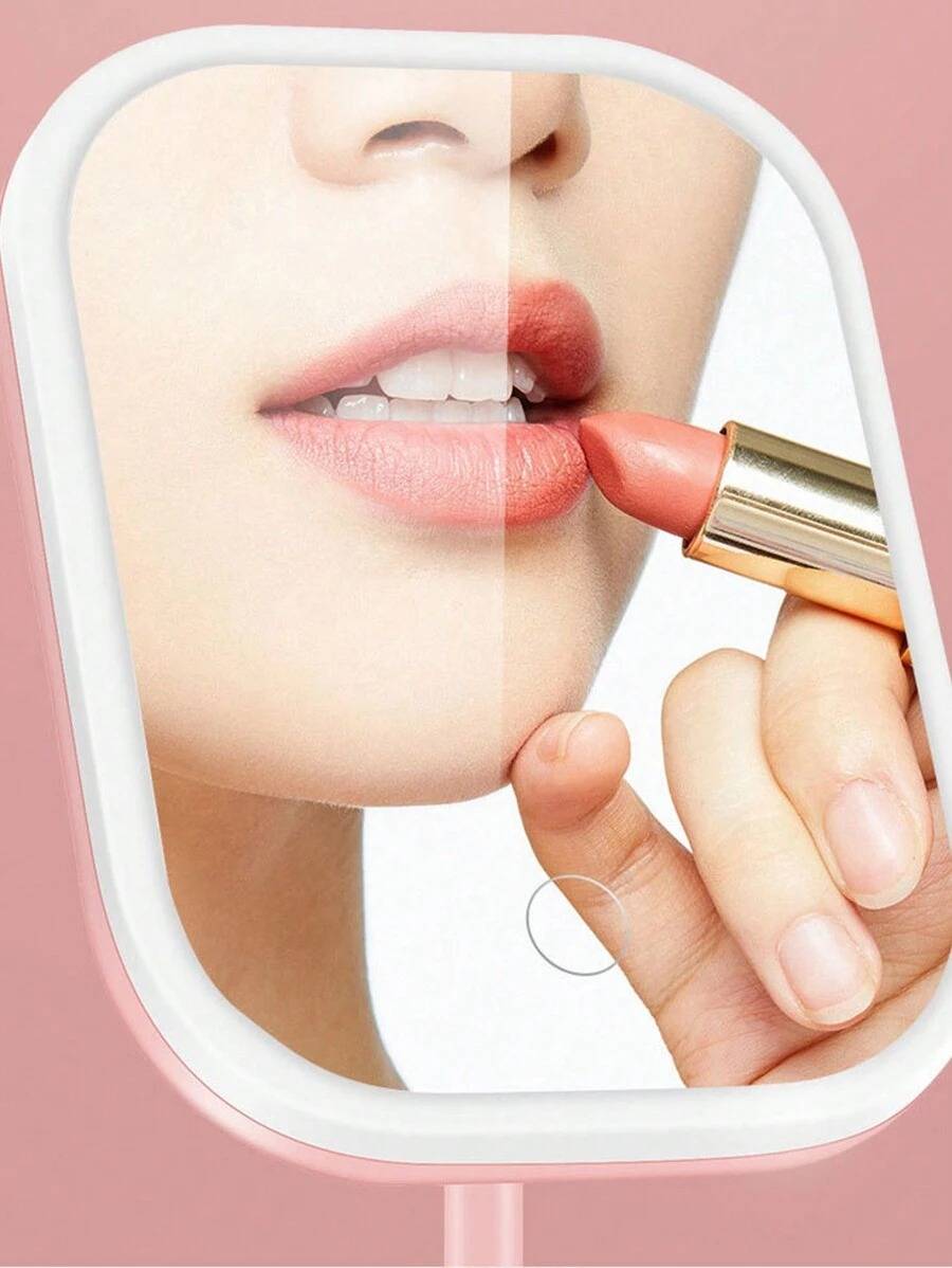 Bärbar Makeup Spegel med Ljus