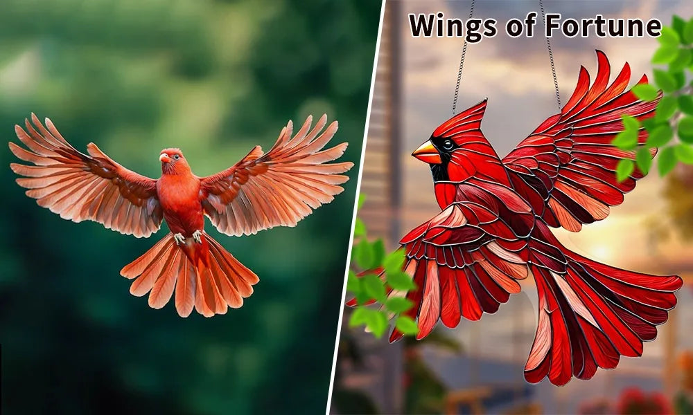 Kolibrins solfångare Färgglad fönsterhängare