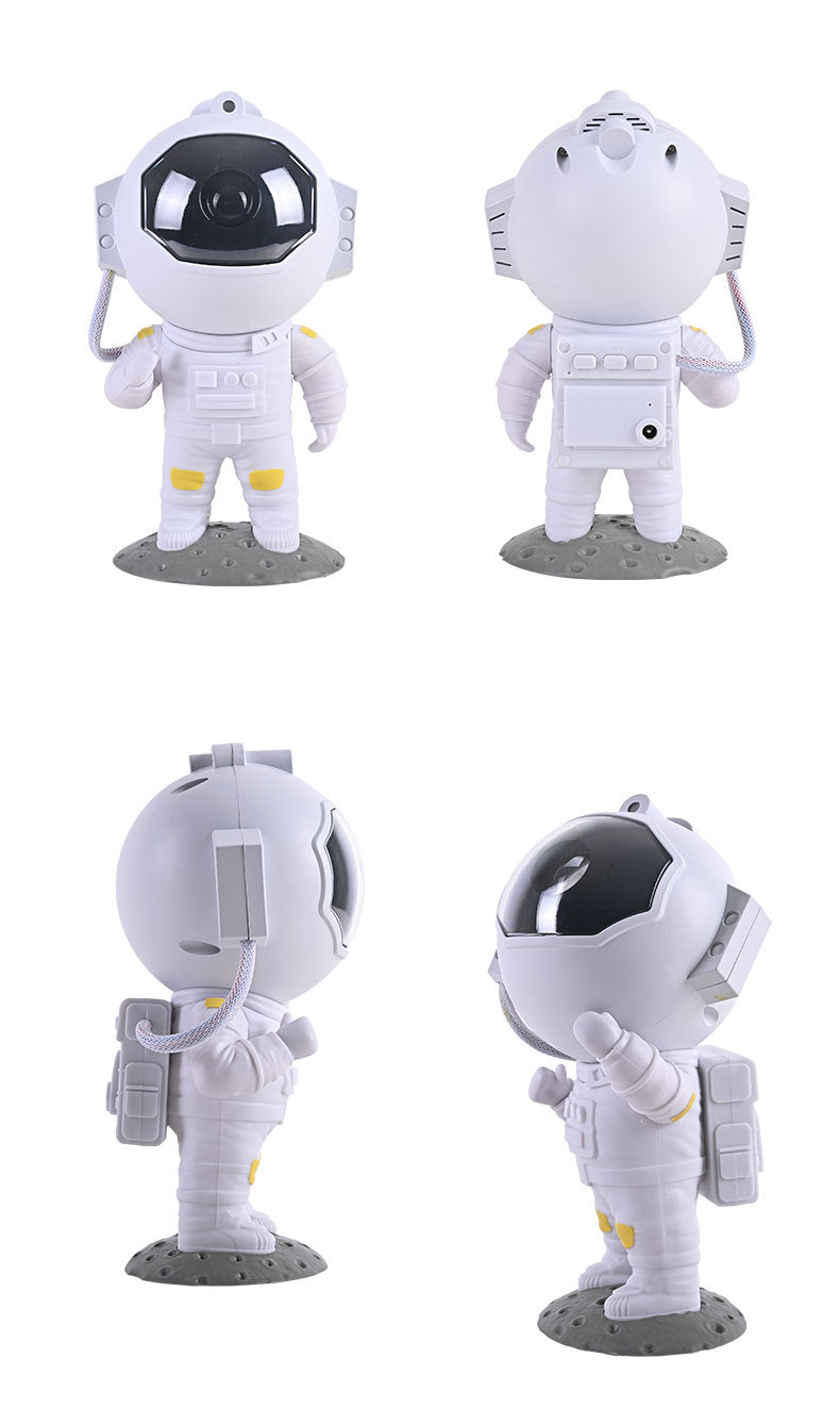 Stjärnprojektor med astronaut, galax och nebulosa för sovrummet