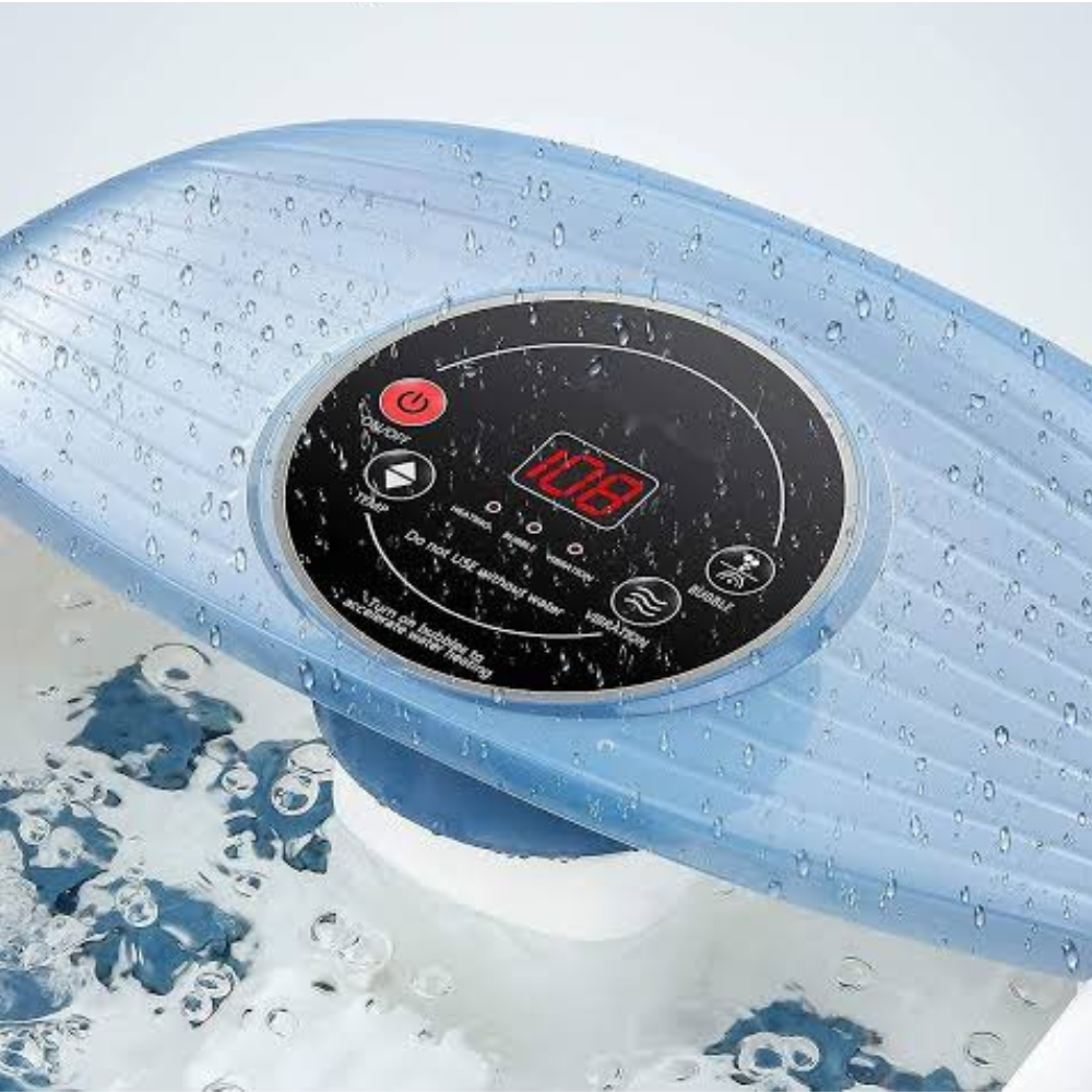 Temperaturkontrollerad Fot Bubbelbad Vibrationsmassör