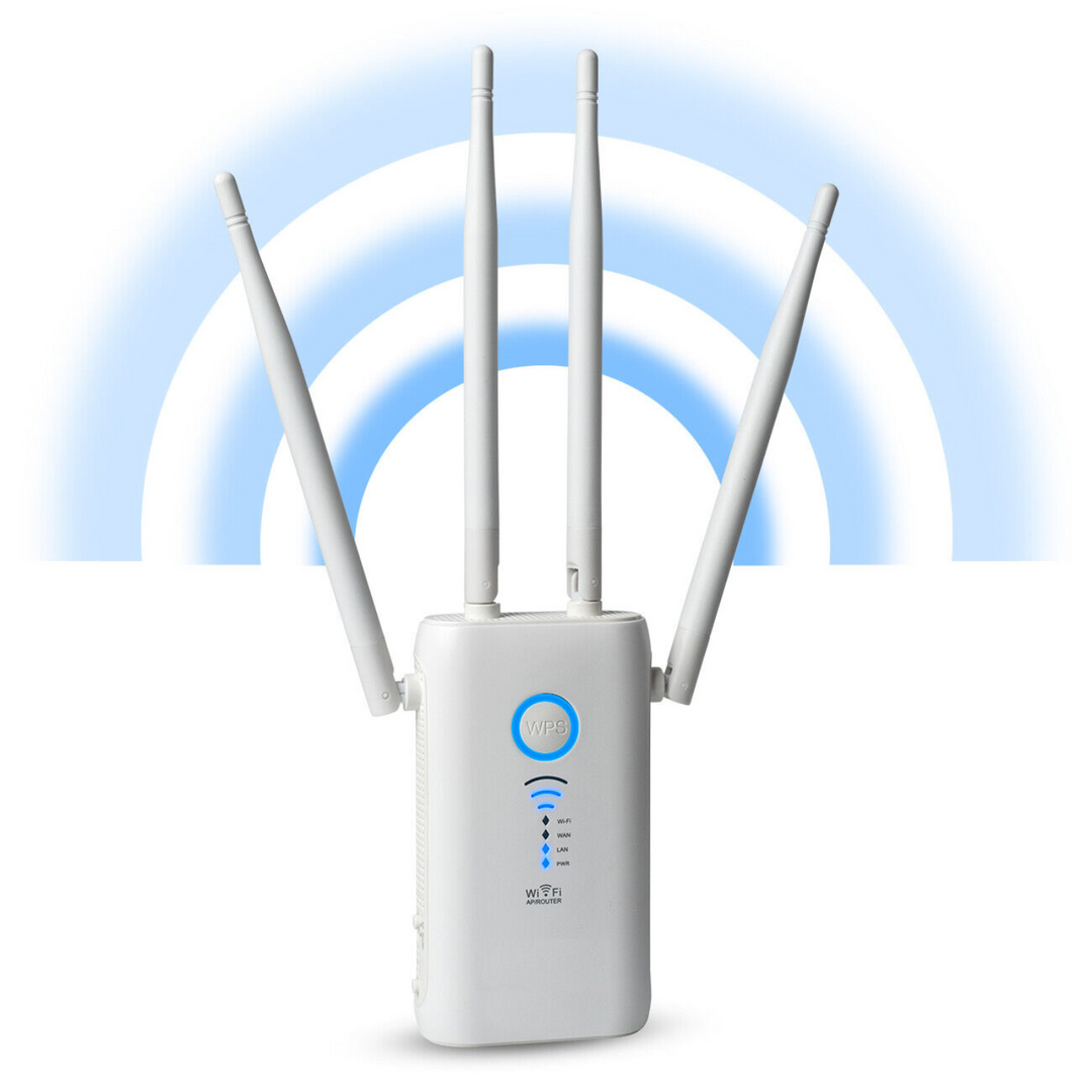 Trådlös Plug In Wifi Internet Repeater Signal Räckvidd Booster Extender