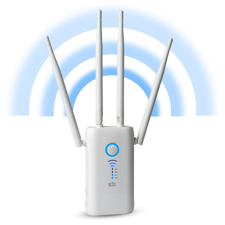 Trådlös Plug In Wifi Internet Repeater Signal Räckvidd Booster Extender