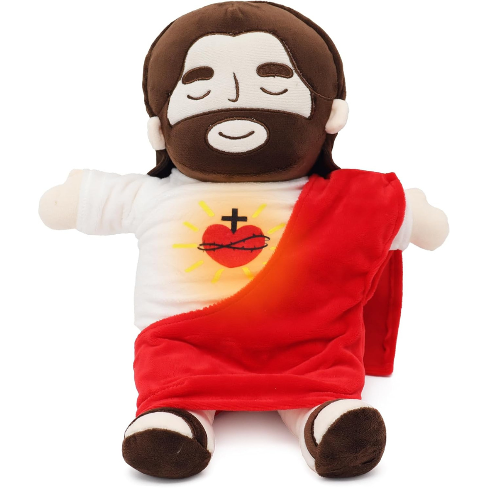 Andande Jesus Tröstande Plushie för Sömnhjälp