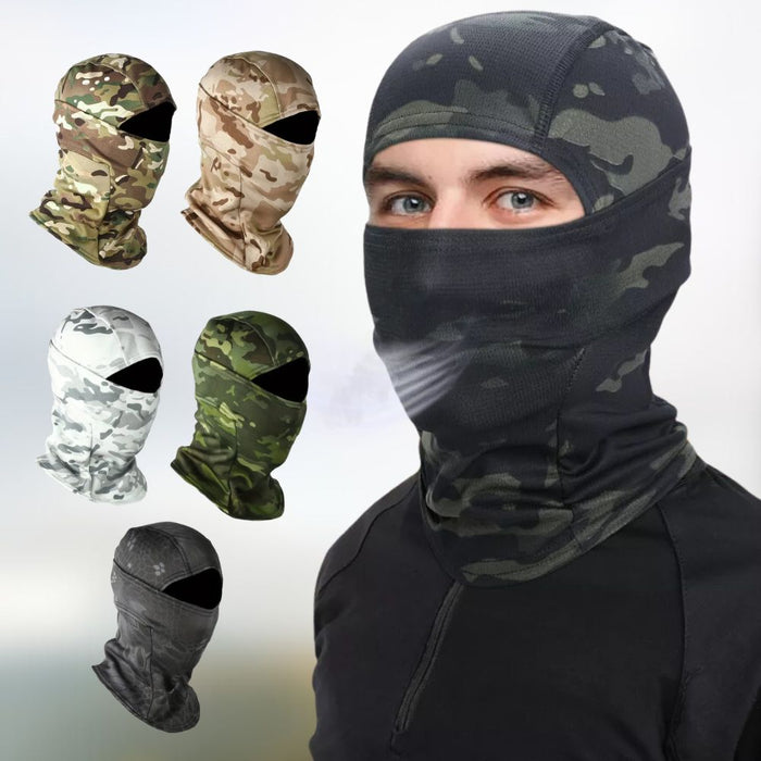 Ultimat Fleecefodrad Kamouflage Balaclava Hela Ansiktmask
