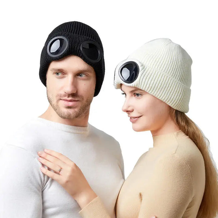 Unisex Skidglasögon Vintermössa Stickad Beanie