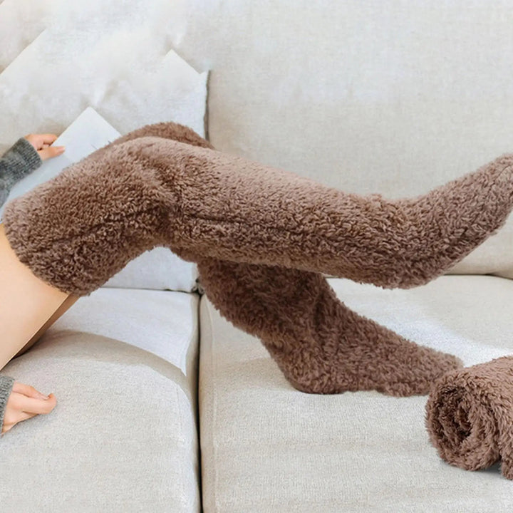Fuzzy Höga Värmestrumpor
