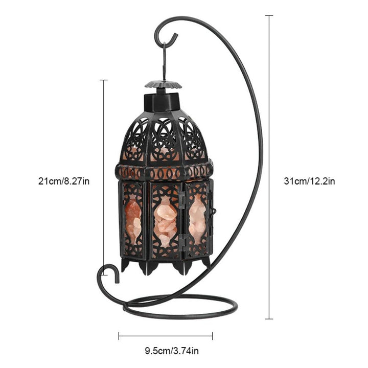 Vintage Järn Saltsten Bordslampa