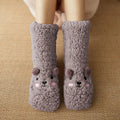 Kawaii Björn Fleece Varm Sockor