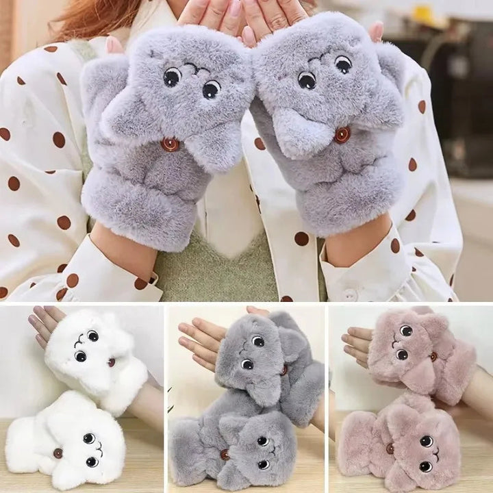 Plushdjur Fingerlösa Vantar