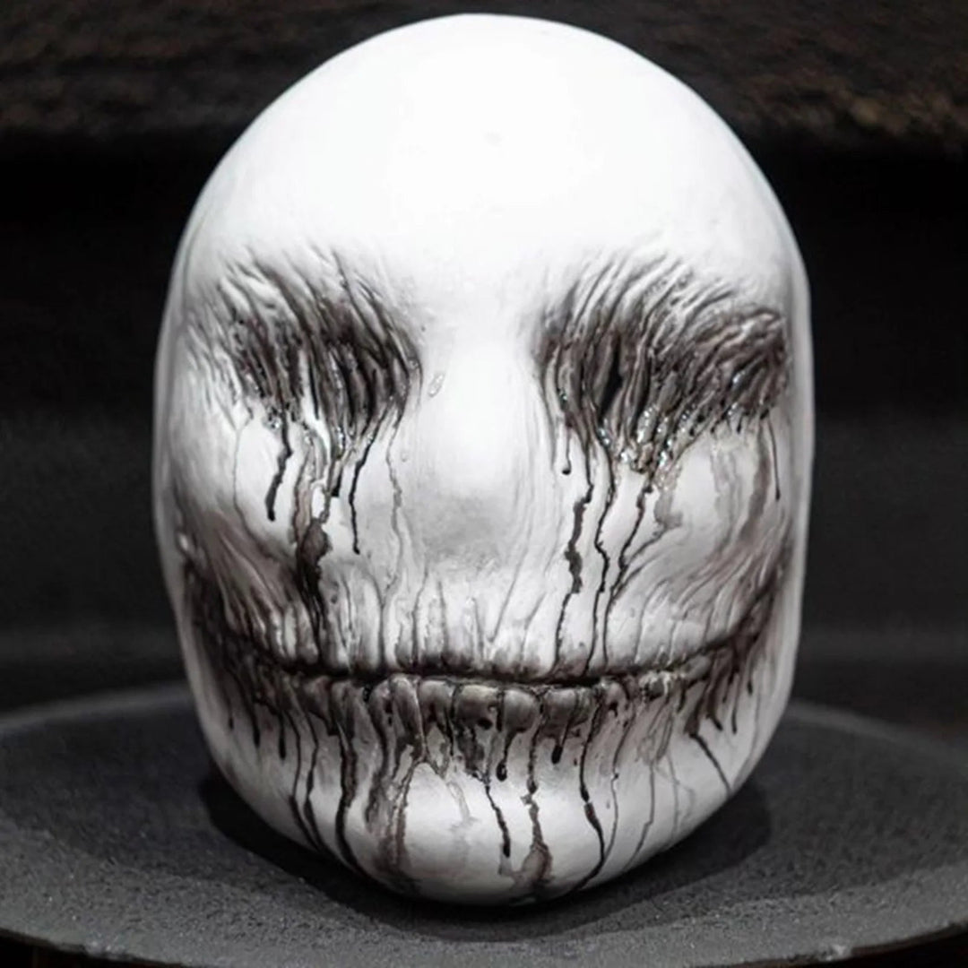 Realistisk Halloween Skallemask Läskig Spökuppsättning Rekvisita