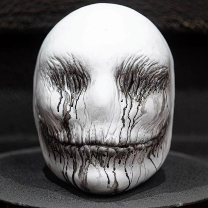 Realistisk Halloween Skallemask Läskig Spökuppsättning Rekvisita