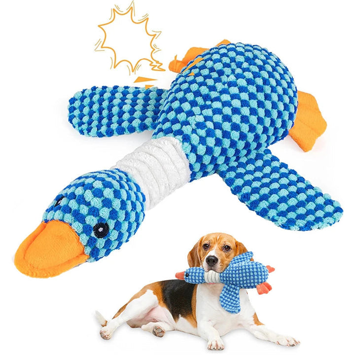 Plush Hundtuggleksak med Squeaker