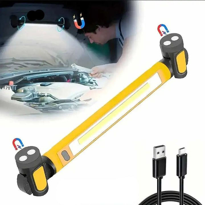 Uppladdningsbar LED Arbetslampa med Magnetisk Bas
