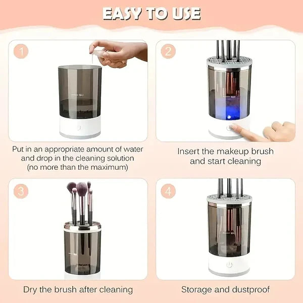 Automatisk Elektrisk Makeupborst Rengörare