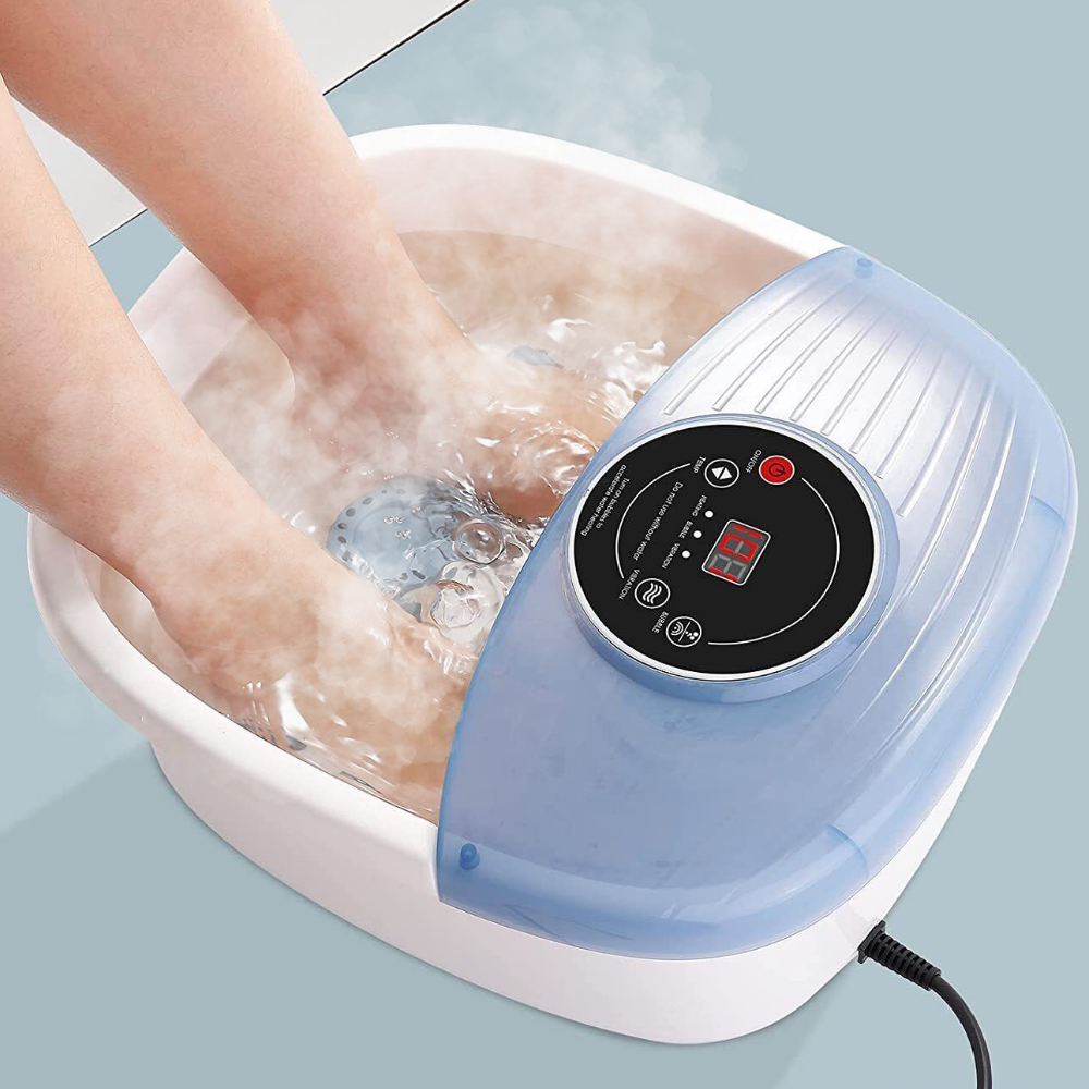 Temperaturkontrollerad Fot Bubbelbad Vibrationsmassör