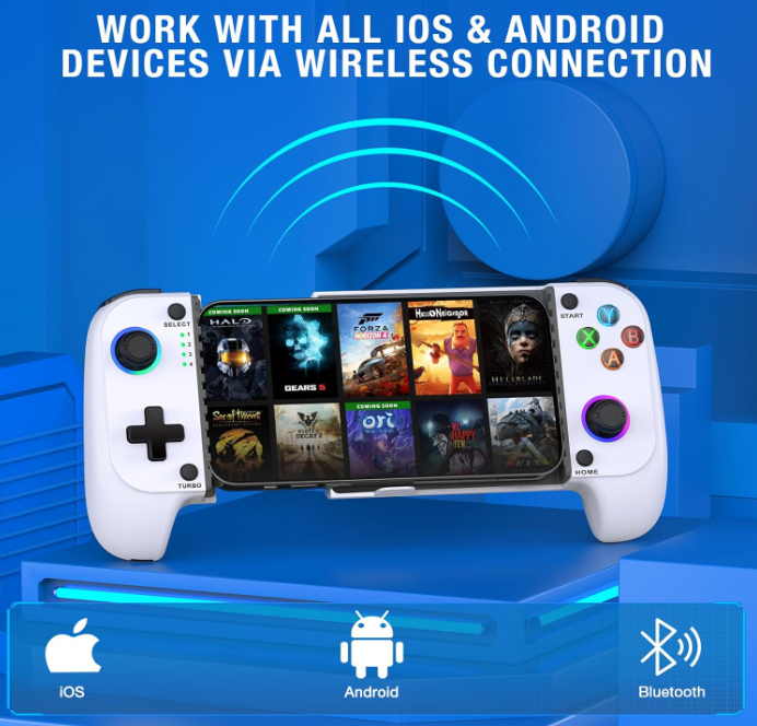 Trådlös Mobil Spelkontroll för iPhone/Android