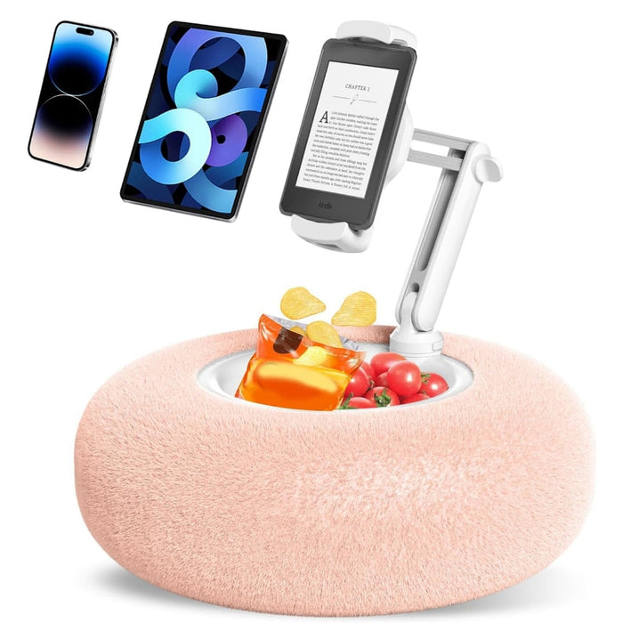 Fuzzy Kudde Telefonhållare med Snackskål