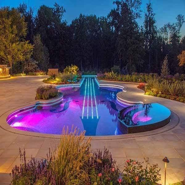 Nedsänkbara LED Pool Lampor 10 Lampor