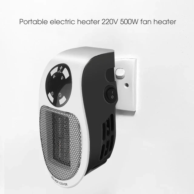 500W Mini Bärbar Elektrisk Värmare