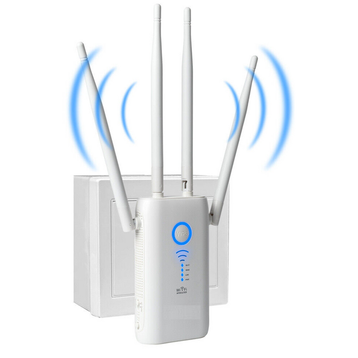 Trådlös Plug In Wifi Internet Repeater Signal Räckvidd Booster Extender
