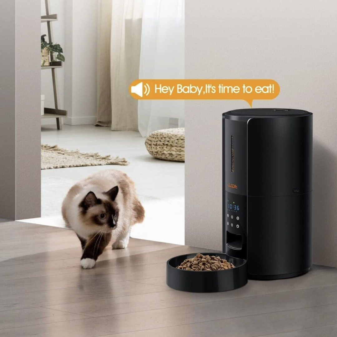 Exklusiv Stor Automatisk Hund Katt Tid Pet Mat Matare Dispenser
