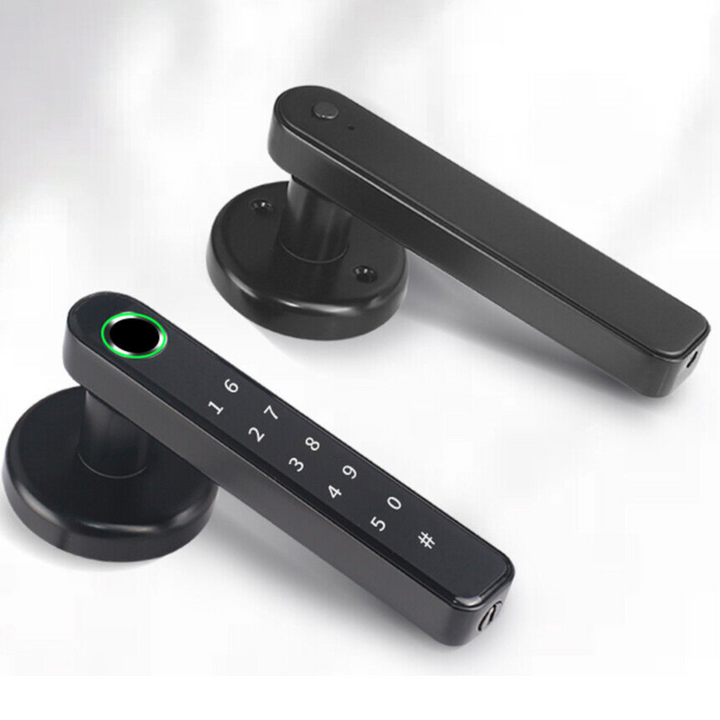Smart Elektronisk Mobilapp Kontrollerad Bluetooth Fingeravtryck Dörrlås