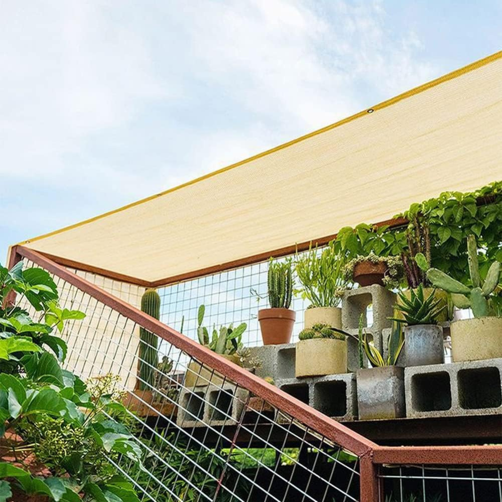 Utomhus Mesh Patio Solskydd Segel