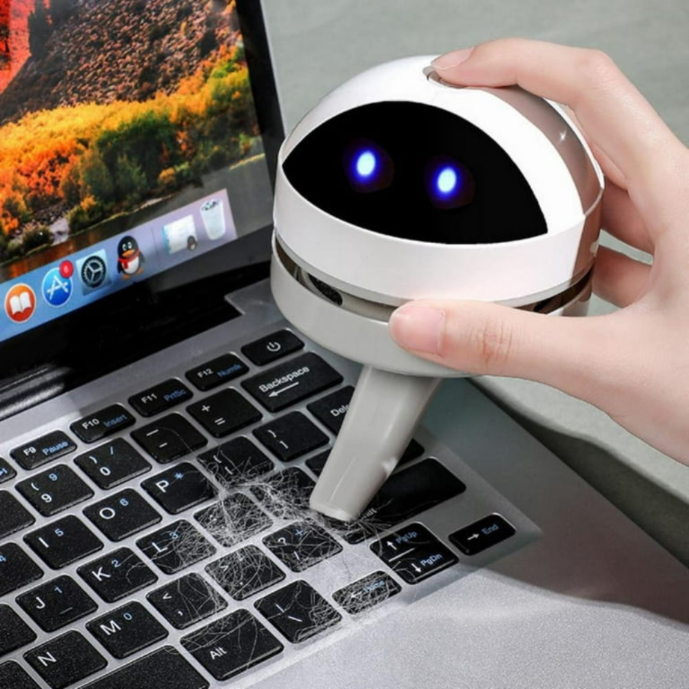 Kompakt USB-laddad Mini Skrivbordsdammsugare Robot