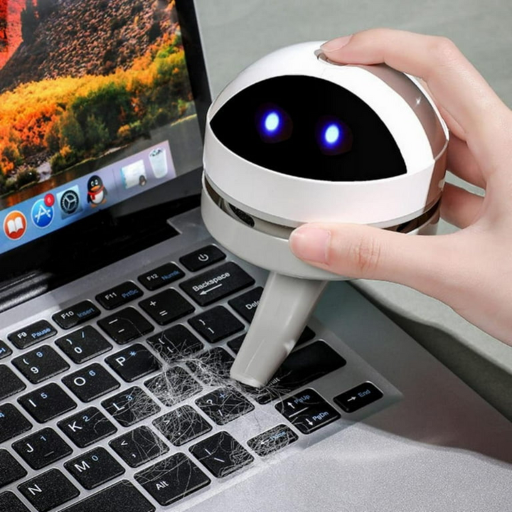 Kompakt USB-laddad Mini Skrivbordsdammsugare Robot