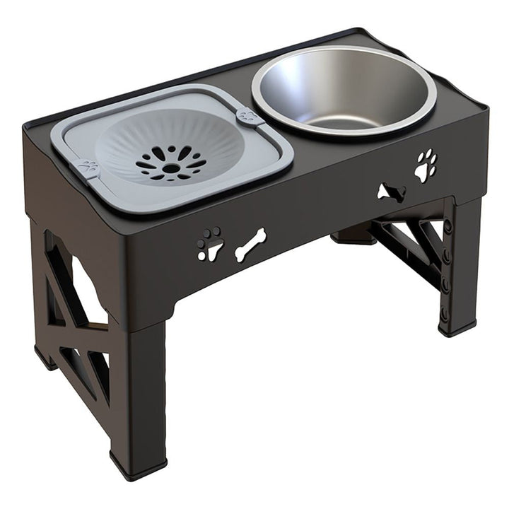 Justerbar Upphöjd Hundmatare