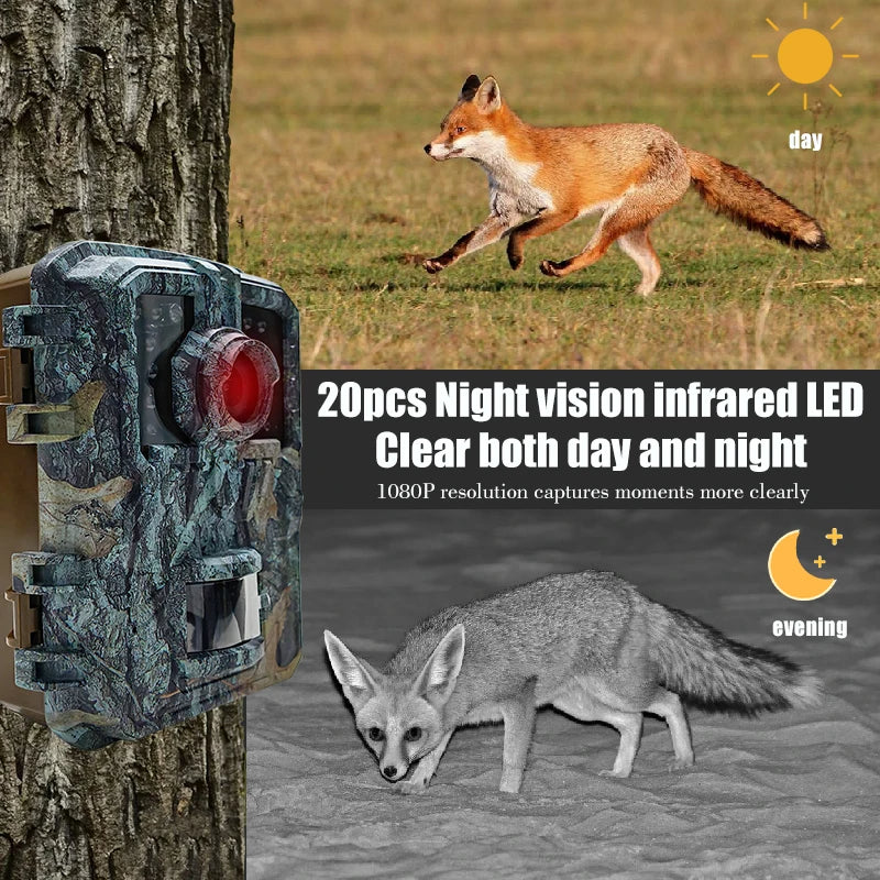 Mini 16MP Nattvisions Viltkamera med PIR Rörelsesensor