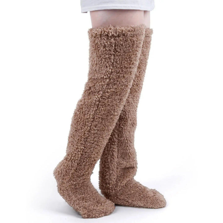 Fuzzy Höga Värmestrumpor