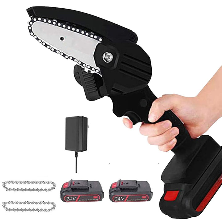 Uppgraderad 24V Mini Motorsåg