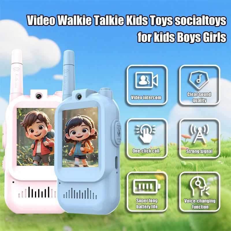 Barnens 2-pack Video Walkie Talkie