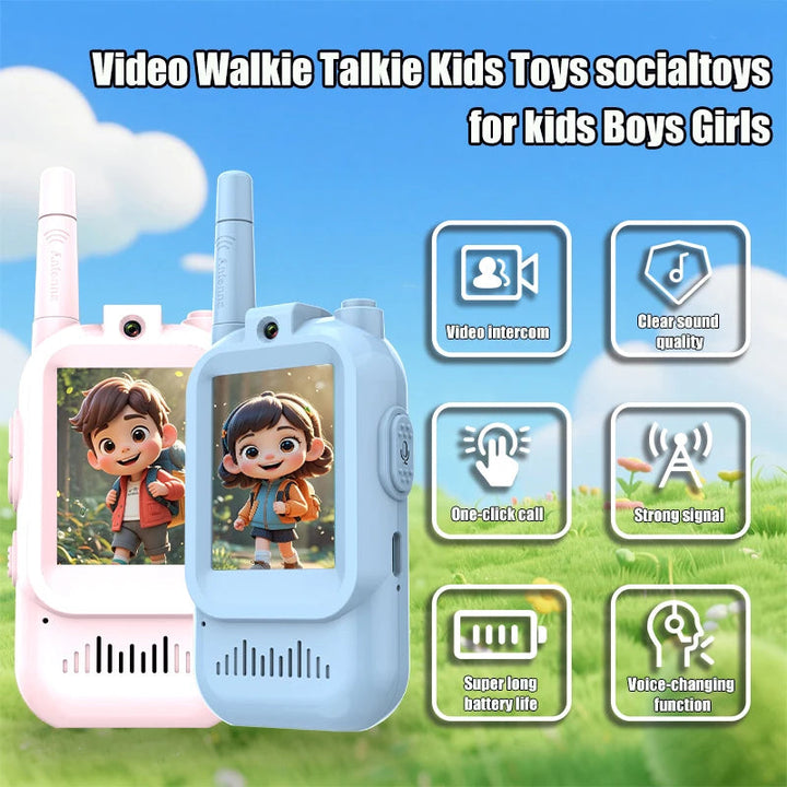 Barnens 2-pack Video Walkie Talkie