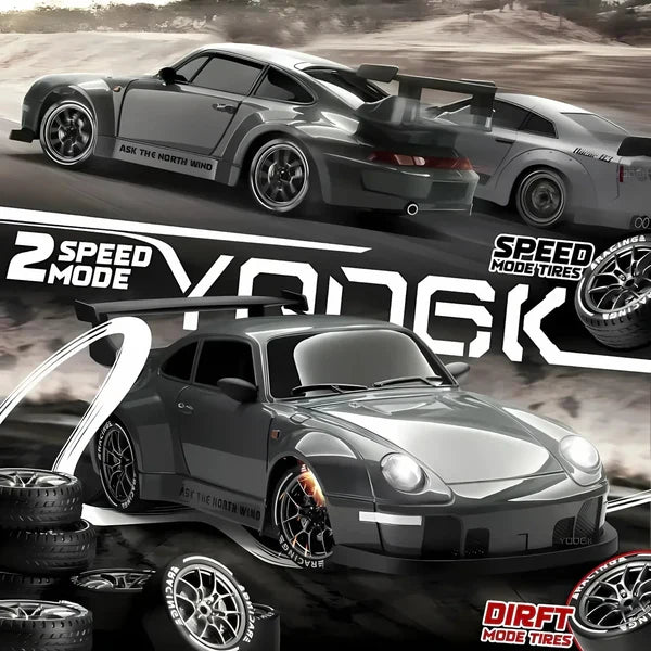 Retro Drift Master – 4WD RC Bil med LED-lampor