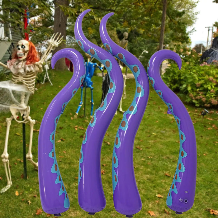 Giant Inflatable Octopus Tentacles Skrämmande Halloween Dekorationer
