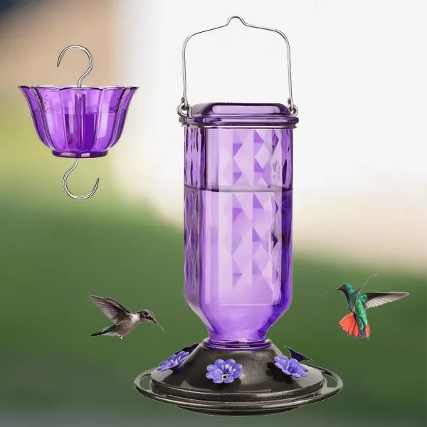 24oz läckagesäker glas kolibri matare