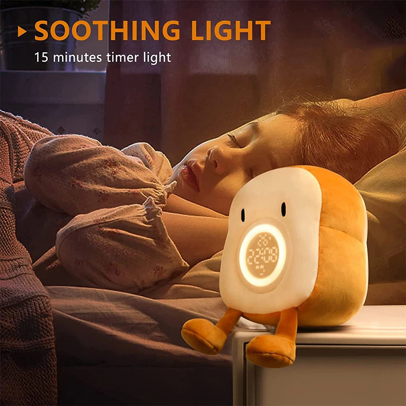 Alarmklocka Plushie med Nattlampa