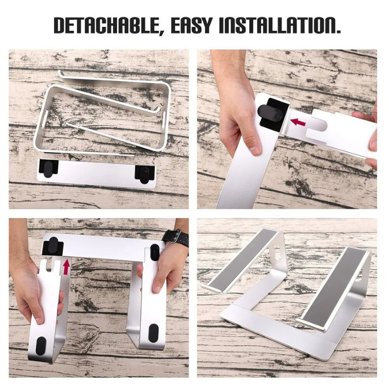 Aluminium Vertikal Laptop Ställ